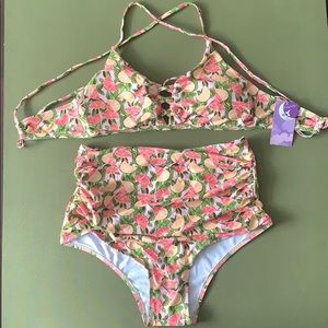 Zinpretty high waisted bikini NWT